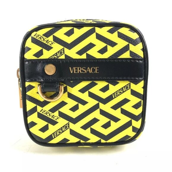 VERSACE logo Lagreca Sculler Makeup pouch Cosmetics Pouch Multi pouch Unused - Picture 7 of 11